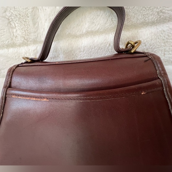 Vintage Coach Regina authentic mahogany 1995 made in US with hangtag - Picture 4 of 16